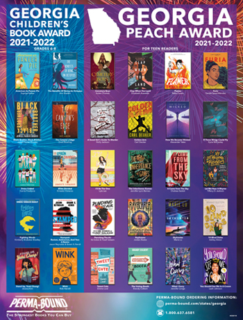 2021-22 Georgia Children Book Awards Poster 